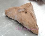 A picture of step 3 of Banana Chocolate French Bread.
