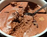 Une image de l'étape 4 de Mousse au chocolat vegan.