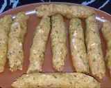 A picture of step 3 of Chicken Seekh kabab.