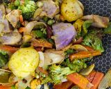 A picture of step 3 of Palak Biryani One Pot Meal.