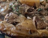 A picture of step 5 of Braised lamb Kleftiko with filo pastry and feta.
