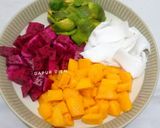 Foto langkah ke 4 dari resep Es Campur Puding Lumut.