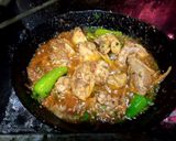 A picture of step 3 of Koyla Karahi.
