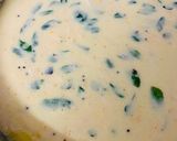 A picture of step 2 of Kadhi with Moong Daal Vadi.