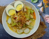 Foto langkah ke 5 dari resep Lontong Sayur.