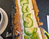 Une image de l'étape 3 de Bûche au saumon fumé.