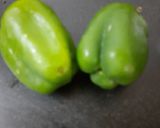 A picture of step 1 of Stuffed Bell Pepper fritters with ridge gourd (turiya) chutney.