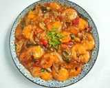 Foto langkah ke 10 dari resep Udang Saus Mentega.