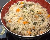 A picture of step 10 of Coconut Milk Vegetable Pulao.