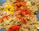 A picture of step 9 of Fish Pollichathu.