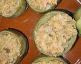 Foto del paso 5 de la receta: Alcachofas rellenas de gambas rojas