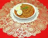 A picture of step 5 of Mutton Keema.