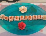 A picture of step 3 of Double layered coconut burfi.