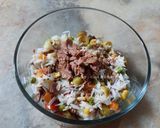 A picture of step 6 of Rice Salad.