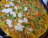 A picture of step 12 of Masala Breakfast Omelette with sauted vegetable.