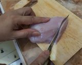 Foto langkah ke 1 dari resep Chicken Mentai Rice♡.