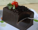Foto langkah ke 9 dari resep Puding Brownies Roti Tawar.