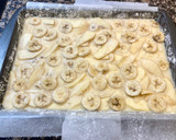Foto del paso 7 de la receta: Pastel de plátano y manzana sin amasar