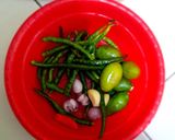 Foto langkah ke 1 dari resep Sambel Ijo Nasi Padang Simple.