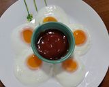รูปขั้นตอนการทำที่ 3 ของ ไข่ดาวไร้น้ำมัน (หรือไข่ดาวไมโครเวฟ)