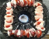 Foto del paso 2 de la receta: Brochettes de pollo o bondiola de cerdo
