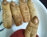 A picture of step 8 of Witch finger cookies.