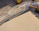 A picture of step 2 of Pici with Chicken Giblet Ragù.