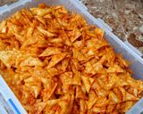 Foto langkah ke 4 dari resep Resep Kripik Pangsit Balado.