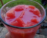 Foto langkah ke 3 dari resep Es semangka susu.