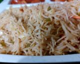 A picture of step 2 of Vegetable fried rice.
