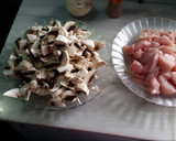 Foto del paso 6 de la receta: Ensalada Tibia con un Salteado de Pollo con Champiñones