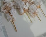 A picture of step 4 of 3 ingredients chicken sticks.