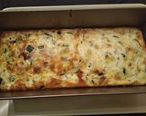 Foto del paso 2 de la receta Pastel de puerro y calabacín con gambas