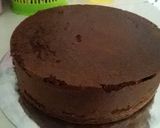Foto langkah ke 5 dari resep Cake Ultah Polkadot Coklat.