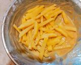 A picture of step 3 of Crispy fries with gram flour.