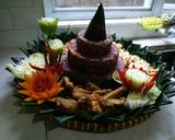 Foto langkah ke 6 dari resep Nasi tumpeng megono sederhana.