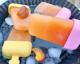 A picture of step 6 of Peach Popsicles 🍑.