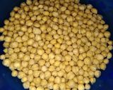 A picture of step 1 of Spicy red bean chaat.