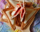 Foto langkah ke 4 dari resep Mamaci Roti Panggang Bergincu.