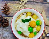 Foto langkah ke 5 dari resep Bubur SumSum Kuah Candil Jahe Rainbow.