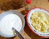 A picture of step 1 of Khoya qulfi.