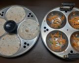 A picture of step 8 of Instant Oats Idli.