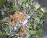 A picture of step 3 of Methi palak dhokla.