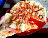Pizza penanak nasi langkah memasak 11 foto