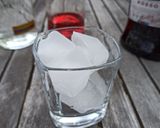 A picture of step 2 of Creole Negroni.