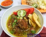 Foto langkah ke 13 dari resep Soto Daging Sapi Bening/ Santan.