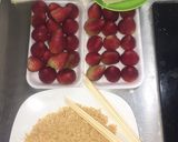 Foto del paso 1 de la receta: Fresas Con Chocolate Blanco y Maní