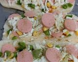 عکس مرحله 3 از دستور پیتزا با نون باگت 🍕