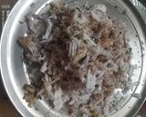 A picture of step 3 of Walnut kachori.