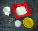 A picture of step 1 of Palada Payasam.
